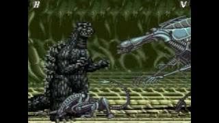 MUGEN battles #2: Godzilla vs the Alien Queen