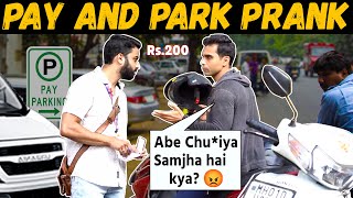 FAKE PAY & PARK SERVICE | ANGRY REACTIONS 😂 | BECAUSE WHY NOT
