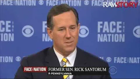 Rick Santorum defends "religious freedom" laws