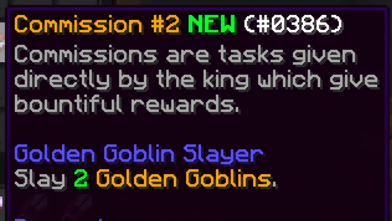 How to do the Golden Goblin Commission In 10 Minutes Or Less.