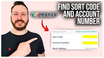 How To Find Sort Code And Account Number Monzo