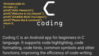 first C programming  language