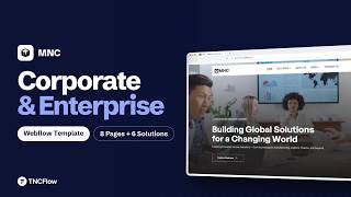 Corporate & Enterprise Website Template for Webflow, Framer & Astro | MNC