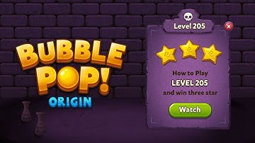 #205 Bubble Pop Origin Puzzle Game