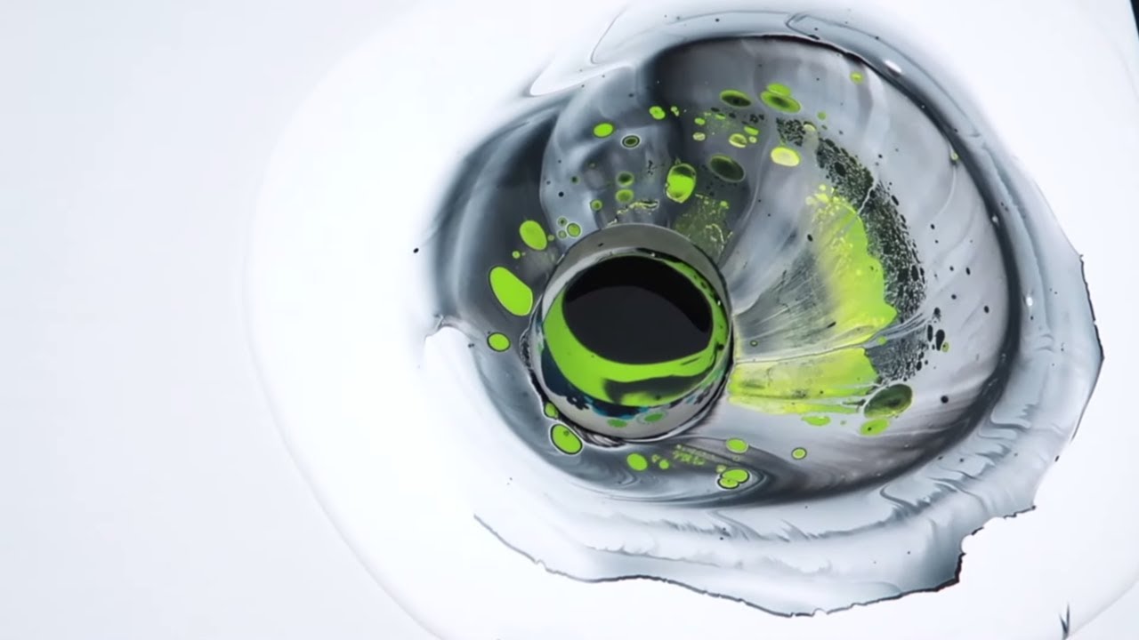LARGE OPEN CUP| ACRYLIC PAINTING| CELLS WITHOUT SILICONE - YouTube