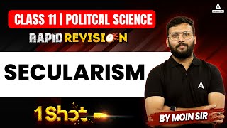 Class 11 Political Science | Secularism One Shot | Political Science By Moin Sir