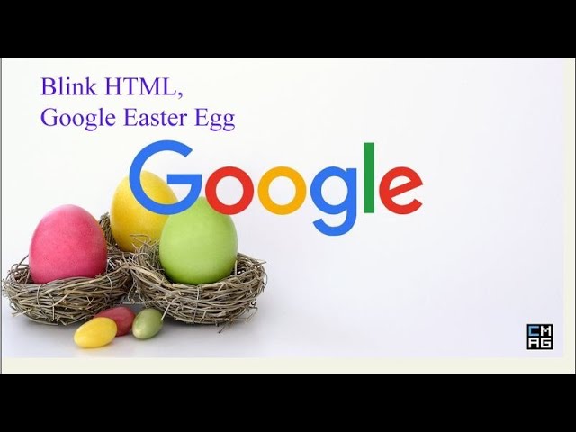 Google Blink HTML Easter Egg #google #googleeastereggs #fyp