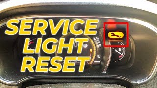 Renault Megane Iv Service Light Reset How To