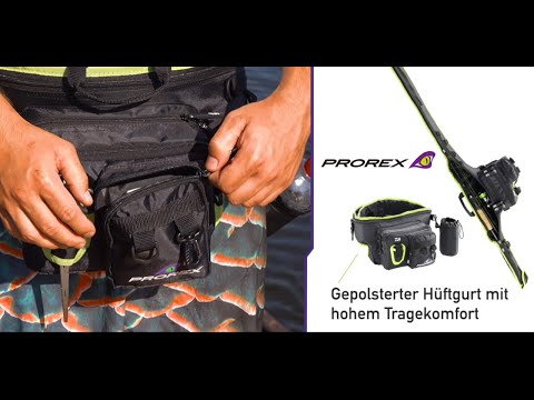 Ridva- ja vöökott Daiwa Prorex Converter Stalker Rod & Hip Bag video