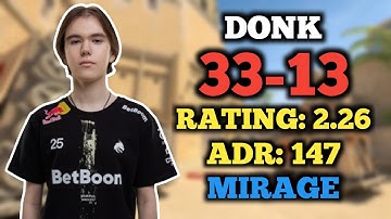 CS2 POV | DONK (33-13) FACEIT RANKED (MIRAGE) | COM VOZ