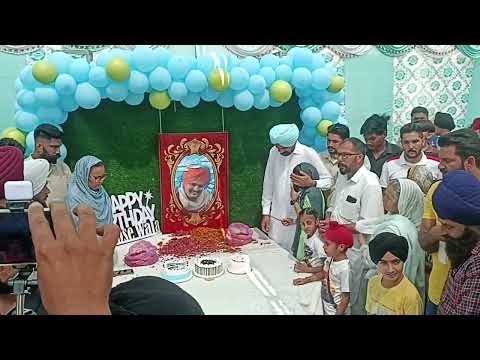 Sidhu Moose Wala Family Cake Cut Today • Father Mother Getting Emotional