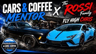 FLY HIGH CHRIS 🕊️ | Cars & Coffee Mentor x The Rossi Family | INSANE Cars & Tribute