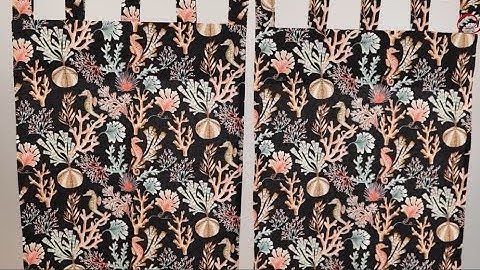 DIY Tab Top Curtains