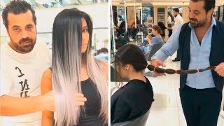 Haircut and Colour Transformations  Amazing Hair Colour Transformation by Mouniiiir 2018