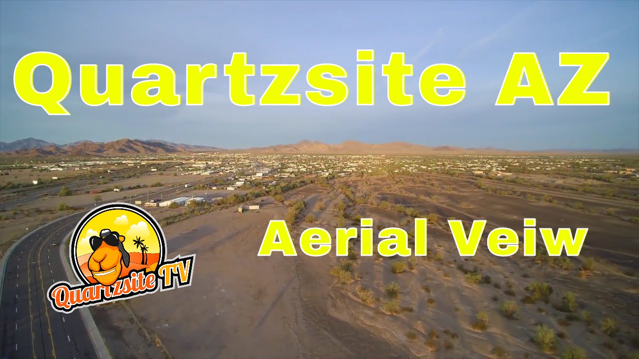 Quartzsite Arizona Oct 27th Aerial View... East End Of Town