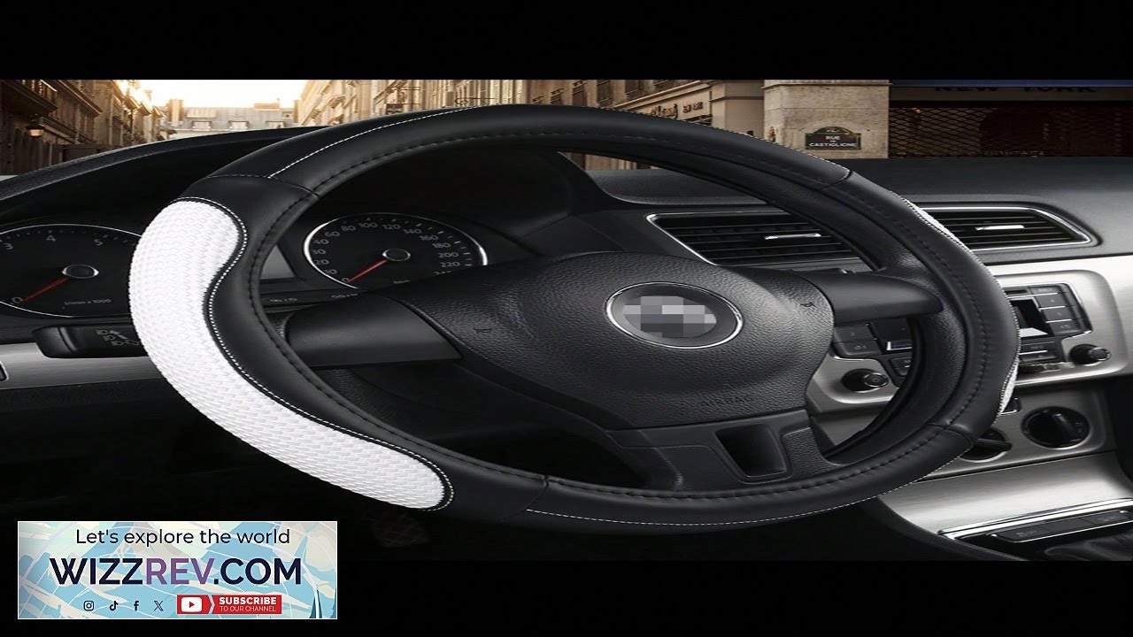 1pc Crystal Shaped Elastic Car Steering Wheel Cover For 14-15 Inch Steering Review