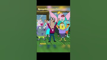 Squidward is stuck in a customer