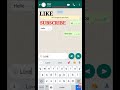 How to make fake whatsapp chat conversation shorts  youtubeshorts