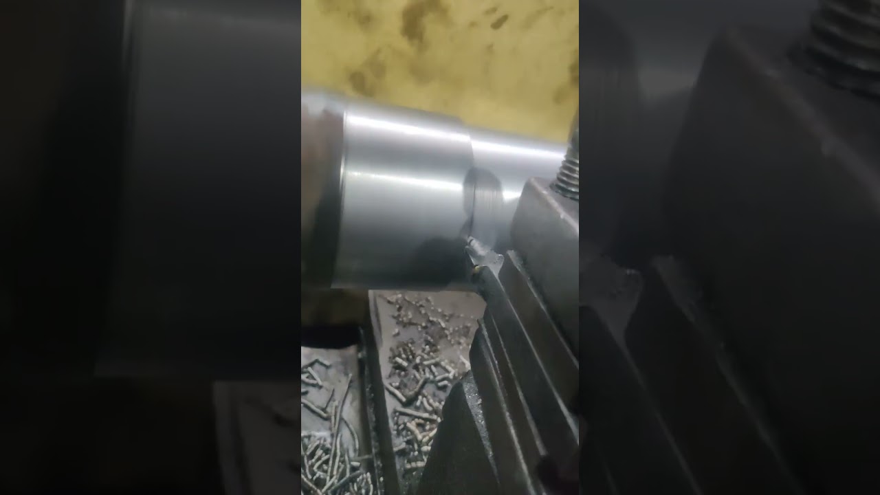 SHAFT MACHINING ON LATHE MACHINE.. 