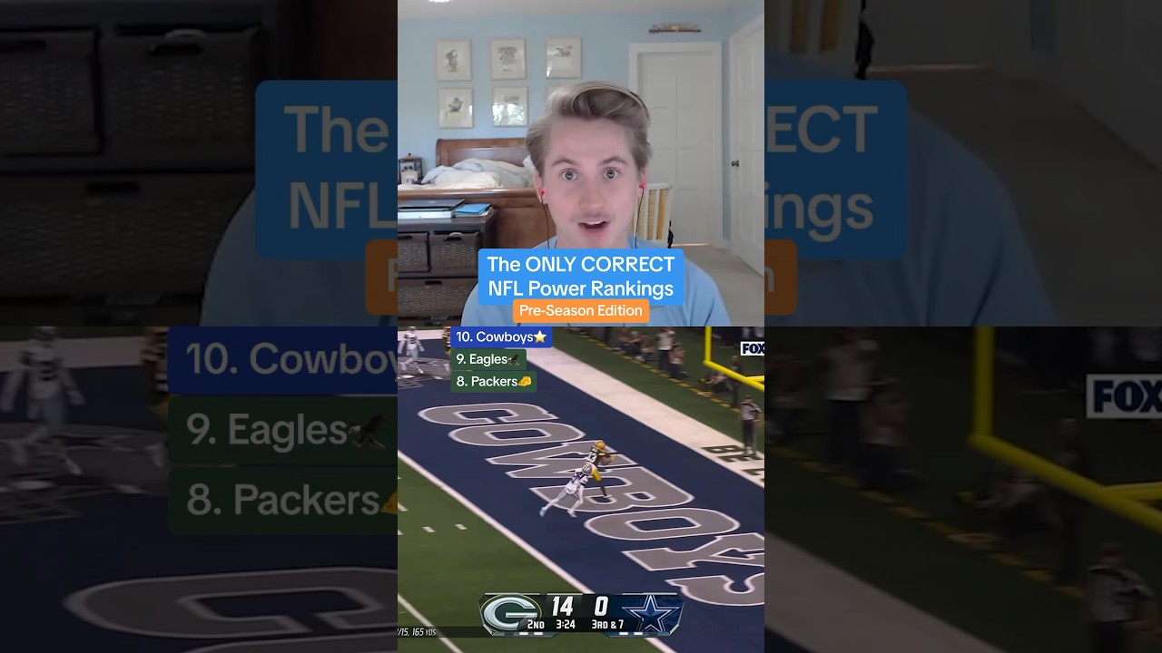 The ONLY CORRECT NFL Power Rankings (Pre-Season Edition) 