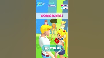 Makeover Run - All Levels Android, ios Gameplay (Level 77) #Shorts