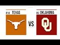 2018 BIG 12 Championship #14 Texas vs #5 Oklahom Full Game Highlights