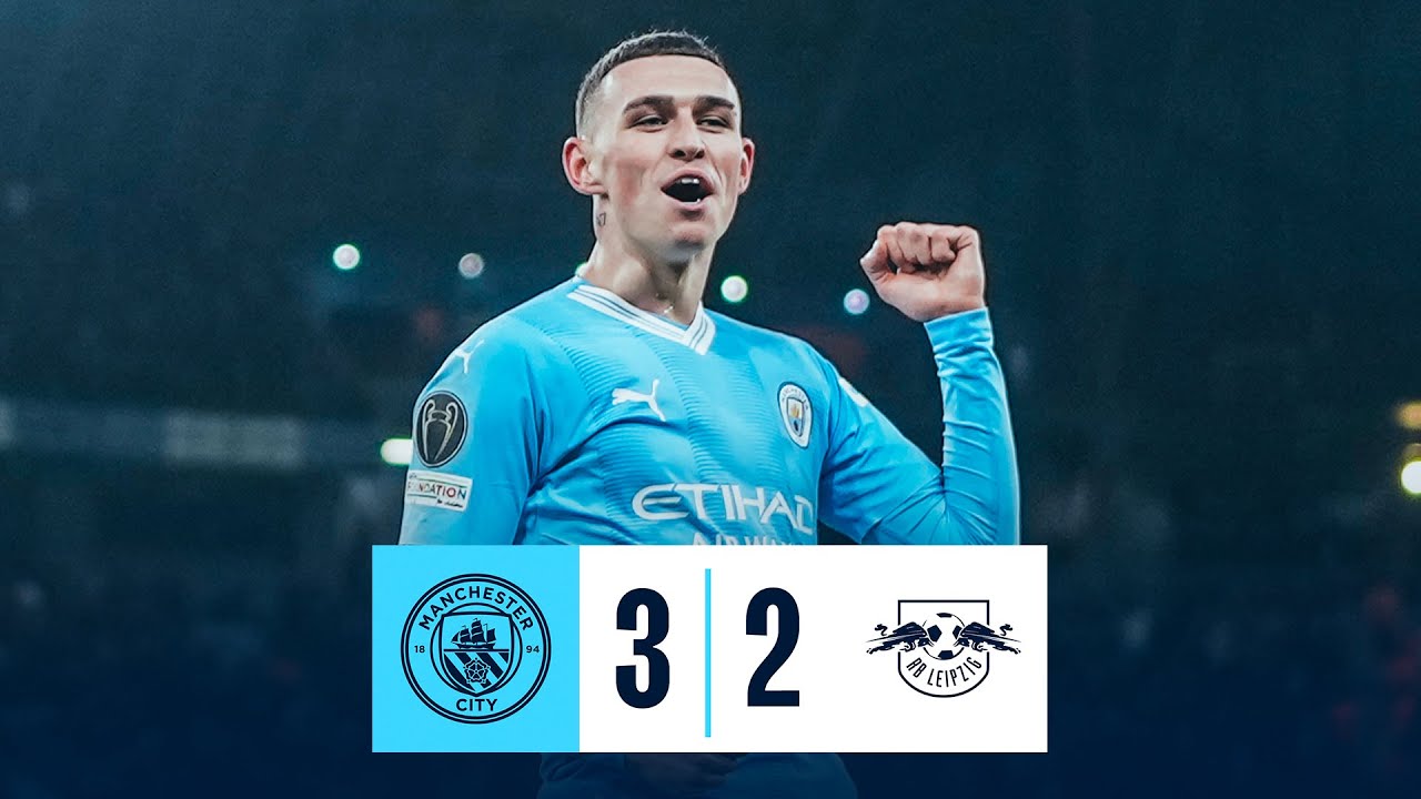 ⁣HIGHLIGHTS! | CITY FIGHTBACK SECURES CHAMPIONS LEAGUE GROUP TOP SPOT | Man City 3-2 RB Leipzig