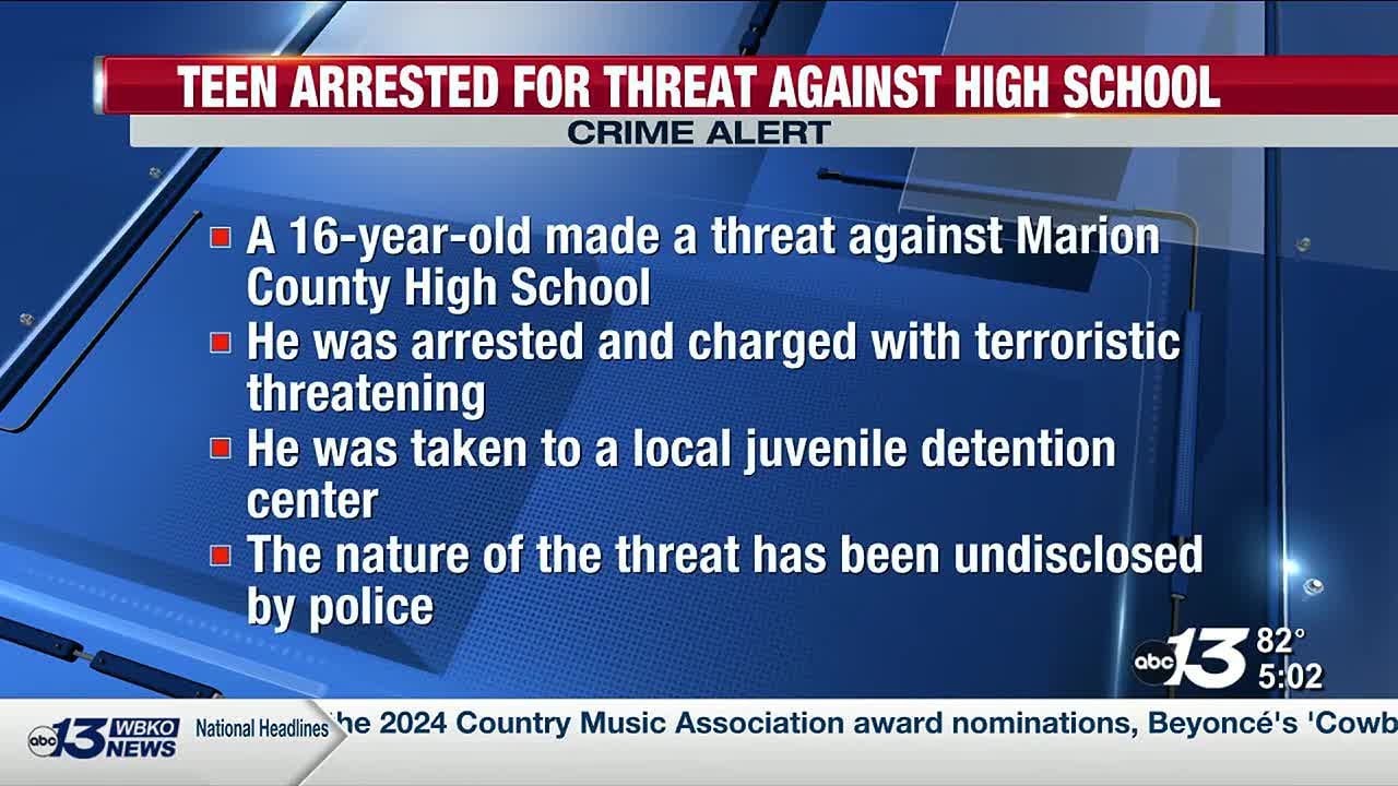 Teen arrested after threat made to Kentucky high school - YouTube