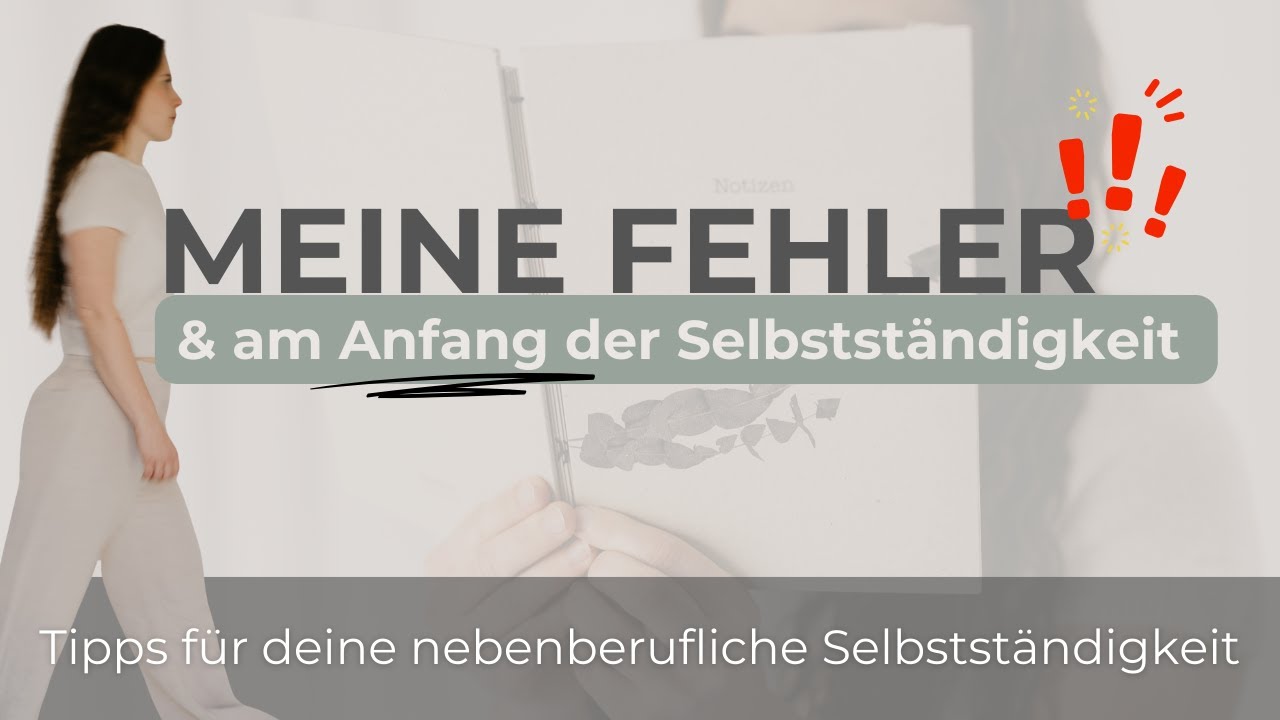 Nebengewerbe starten 2026 | Lerne aus meinen Fehlern | Selbstständigkeit im Kleingewerbe