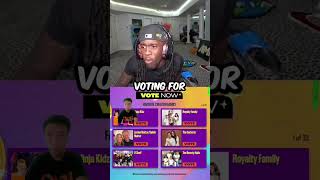 Zenneth Chua react kai cenat vote Fgteev in Kids choice awards 2024