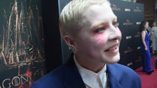Westeros.org Interviews Emma DArcy: House of the Dragon Red Carpet