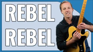Rebel Rebel Guitar Lesson (David Bowie)