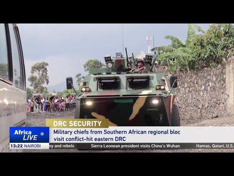 Military chiefs from Southern African regional bloc visit eastern DRC