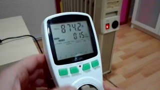 Medidor de consumo para enchufe Logilight EM0003- Demostración e instrucciones de funcionamiento by XAUENSOLAR 13,443 views 8 years ago 9 minutes, 15 seconds