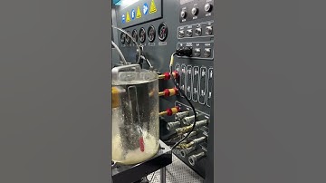 CAT 3412E Injector Test on Boten Multi-Functional Test Bench CR1016