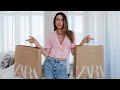 ZARA HAUL AND TRY ON | 8 OUTFIT IDEAS | EMMA MILLER