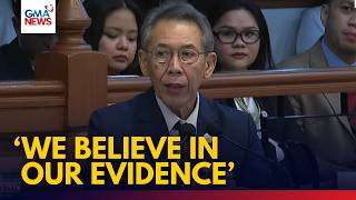 FULL - Rep. Diokno delivers oral argument on voting threshold to convict VP Sara Duterte | GMA News screenshot 2
