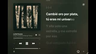 La Del Proceso (Grupo Frontera & Manuel Turizo) Letra