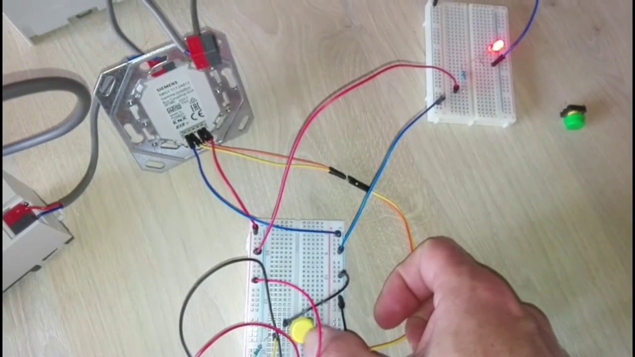 Sending KNX commands with Arduino Pro mini - YouTube