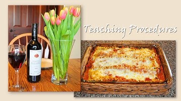 Instructional Design - Unit 13 - Teaching Procedures