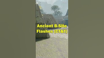 Cs2 Ancient - B-Site Flashes CT&T - #Cs2 #counterstrike #csgo
