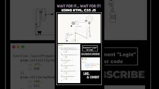 Overengineered Login Page! 💀 #coding #javascript #webdesign #css #shorts #youtubeshorts #frontend