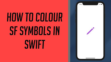 How to colour SF Symbols in Swift