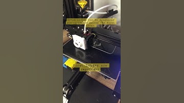 First Layer: 3D printing with FDM CrealityEnder3 #3dprinting #