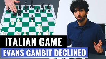 Italian Game | Evans Gambit Declined | Chess Openings | IM Alex Astaneh