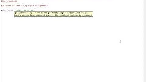 Python: Swap two numbers(Short method)