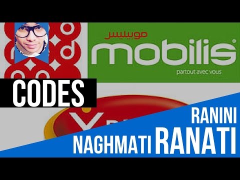 Codes Ranati naghmati djezzy ooredoo mobilis supprimer 2016