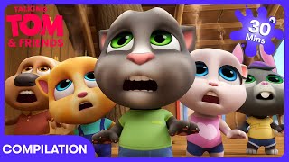 talking tom mega treehouse disaster wildbrain kids wildbrain