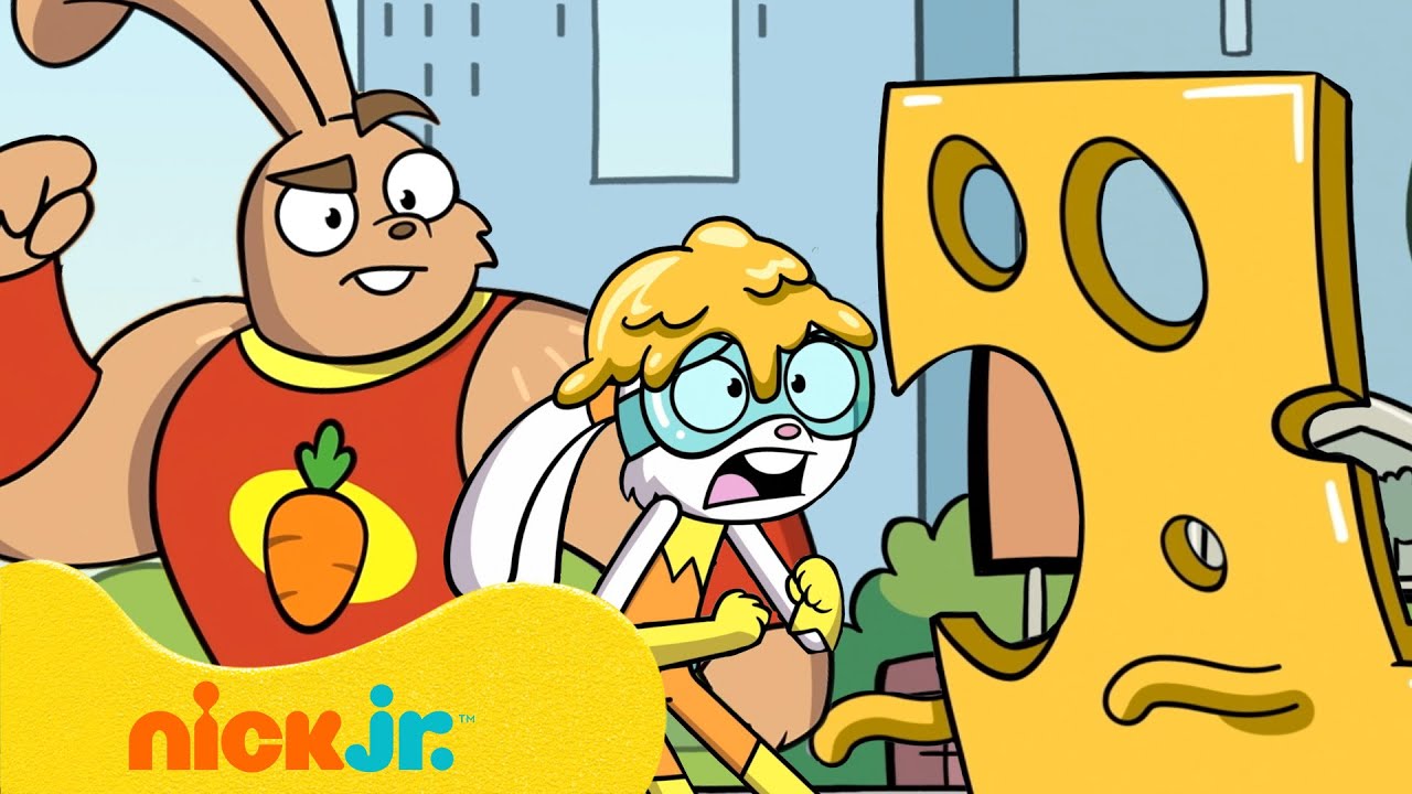 Super Duper Bunny League Fights a Cheese Monster! 🧀 | Nick Jr