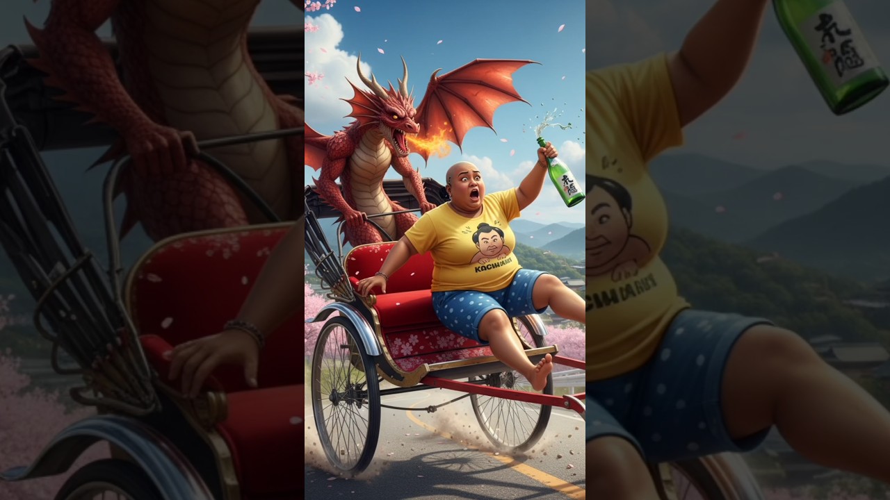 ড্রাগন রিক্সাওয়ালা আর টাকলা মেয়ে 😂 | Funny Bengali Short Video